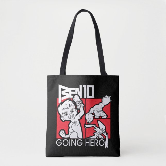 Bolso De Tela Héroe de Ben 10 Going (Anverso)