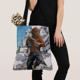 Bolso De Tela Héroe de Bugbear rescatando Tote gráfico de fantas