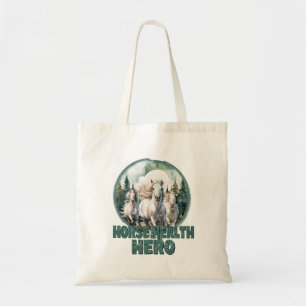 Bolso De Tela Héroe de Salud Hípica, Vintage Equestrian Vet, Equ