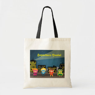 Bolso De Tela Héroe Superlindo Cielo Para Niños