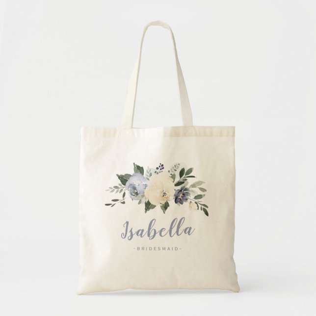 Bolso De Tela Heroides florales botánicas de floración personali (Frente)