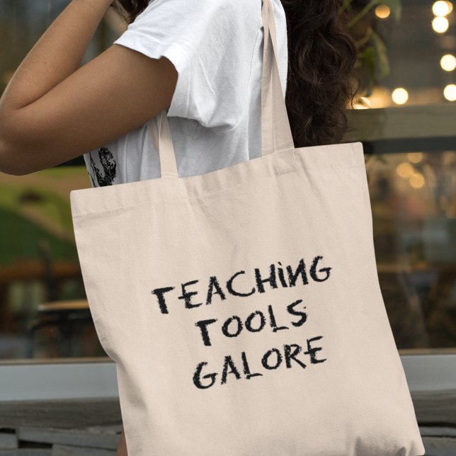 Bolso De Tela Herramientas de enseñanza Galore Gracioso regalo d (Shop now and carry your teaching tools with flair!)