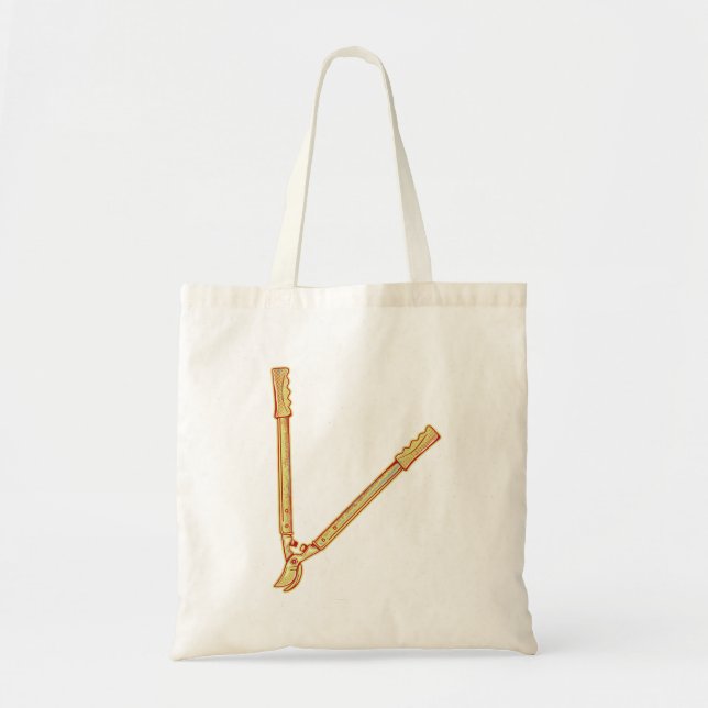 Bolso De Tela Herramientas de jardinería Loppers (Frente)