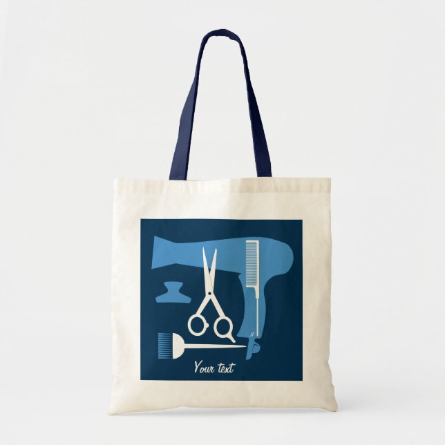 Bolso De Tela Herramientas de los peinados (Frente)