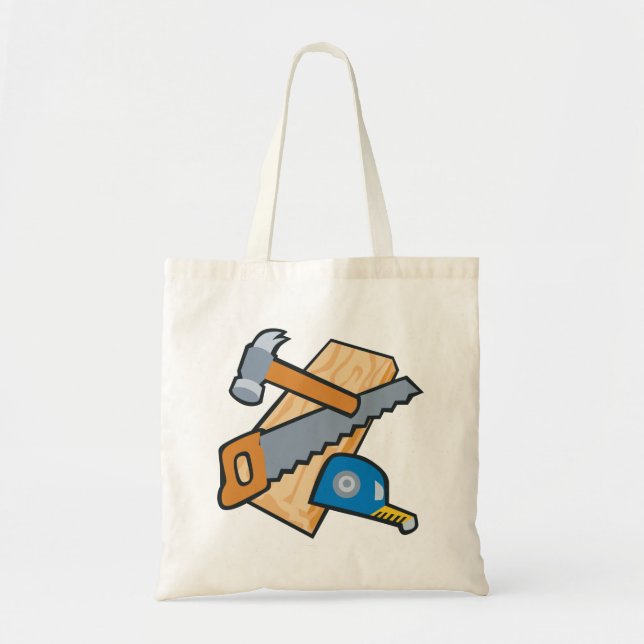 Bolso De Tela Herramientas del carpintero (Frente)