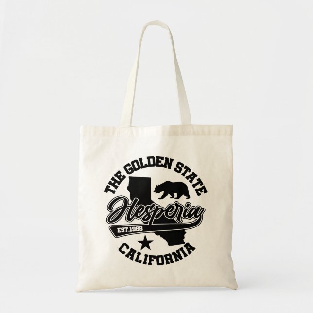 Bolso De Tela Hesperia, California (Frente)