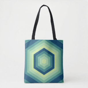 Bolso De Tela Hexa Wave Dreamscape