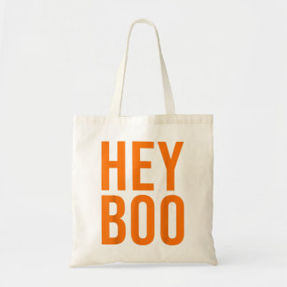 Bolso De Tela Hey Boo Funny Halloween Disstume De Temporada De E
