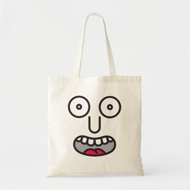 Bolso De Tela Hey Face (Frente)