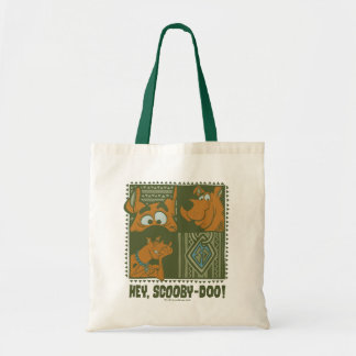 Bolso De Tela Hey Scooby-Doo Tribal Square Graphic