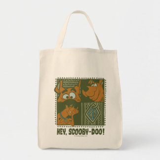Bolso De Tela Hey Scooby-Doo Tribal Square Graphic