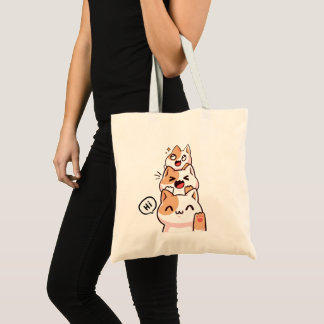 Bolso De Tela Hi Cats Tote Bag