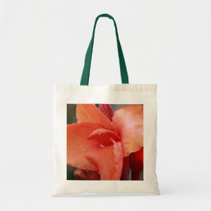 Bolso De Tela Hibisco anaranjado