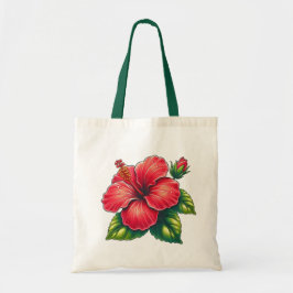 Bolso De Tela Hibiscus Flower
