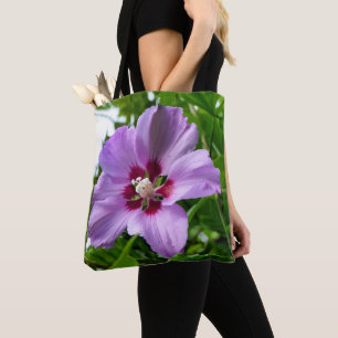Bolso De Tela Hibiscus Over Print Bag