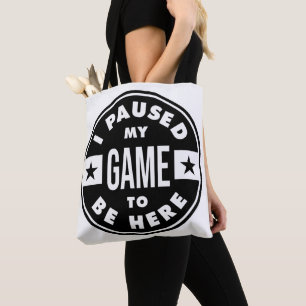 Bolso De Tela hice una pausa para estar aquí