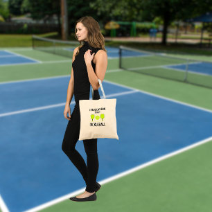 Bolso De Tela Hice una pausa para jugar al pickleball