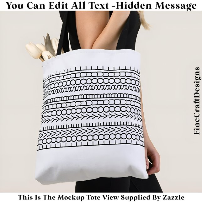 Bolso De Tela Hidden Message Love Your Soul, Custom 109B Quote (Subido por el creador)