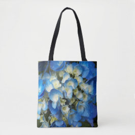 Bolso De Tela Hidrangea Azul bonito Floral