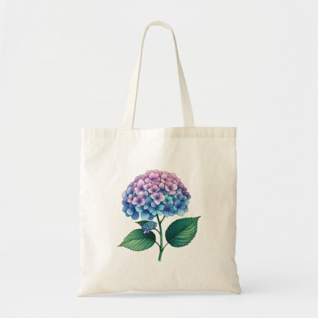 Bolso De Tela Hidrangea Flower (Frente)