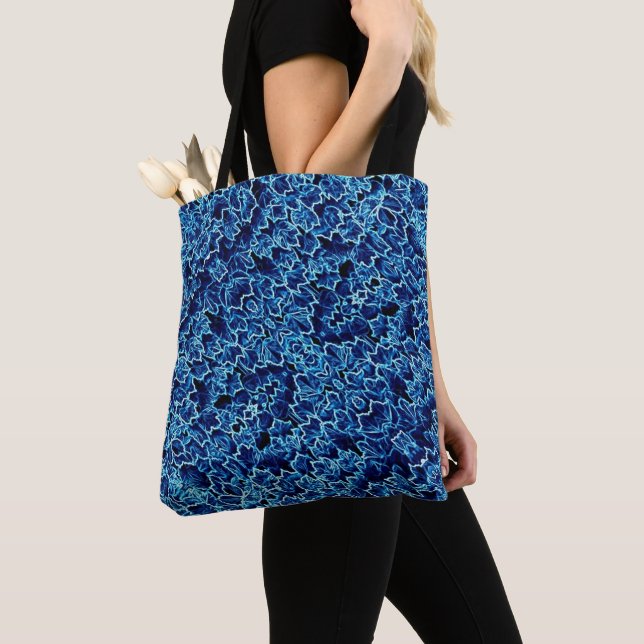 Bolso De Tela Hiedra Azul Congelada Fresca (Detalle)