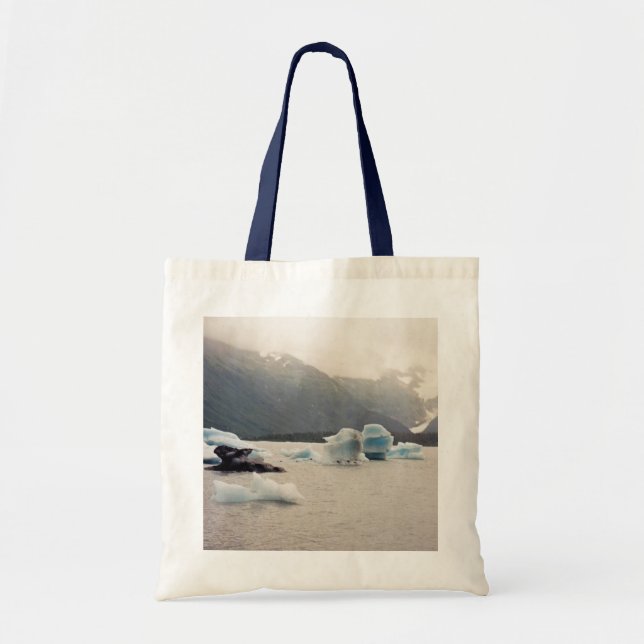 Bolso De Tela Hielo azul (Frente)