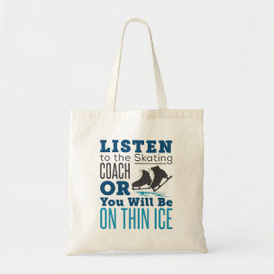 Bolso De Tela Hielo delgado del entrenador de patinaje