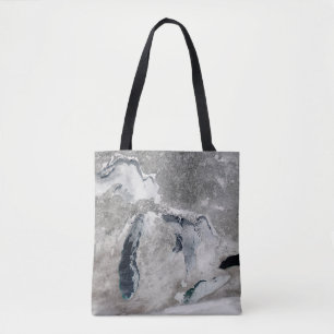 Bolso De Tela Hielo En Los Grandes Lagos, Estados Unidos.