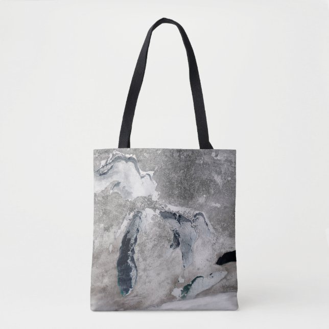 Bolso De Tela Hielo En Los Grandes Lagos, Estados Unidos. (Anverso)