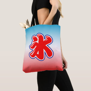 Bolso De Tela Hielo sacudido por el verano japonés
