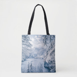 Bolso De Tela Hielo y nieve Lago Königssee, Alemania