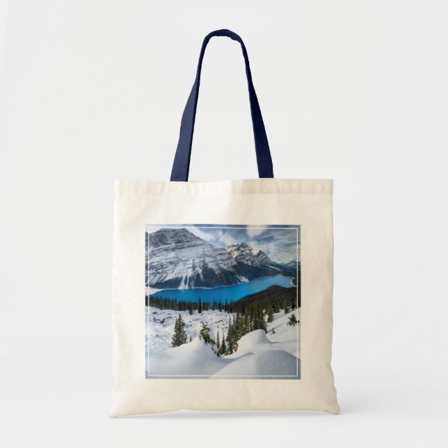 Bolso De Tela Hielo y nieve | Lago Peyto, Rockies Canadienses (Frente)