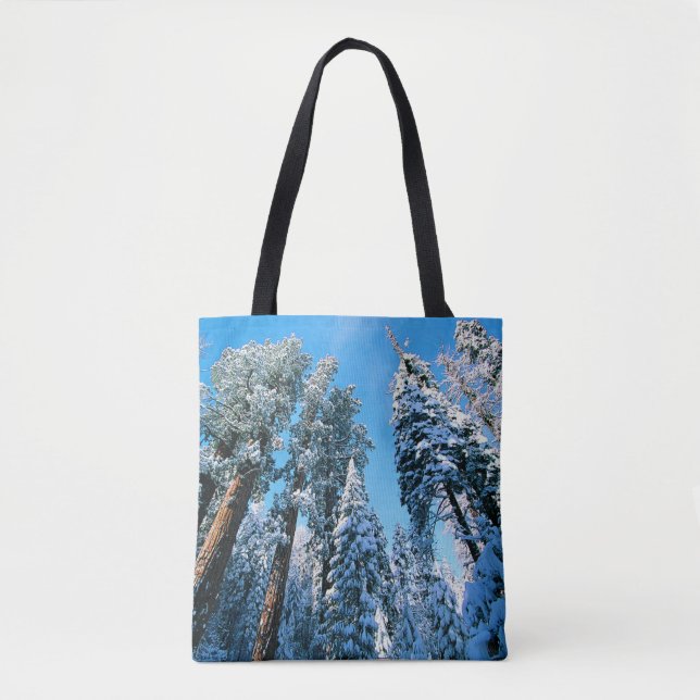 Bolso De Tela Hielo y nieve | Parque nacional Sequoia, Californi (Anverso)