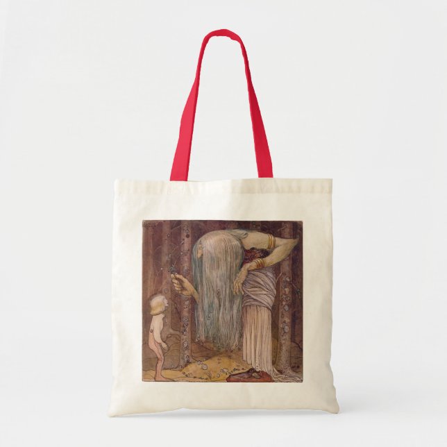 Bolso De Tela Hierba del duende de Juan Bauer (Frente)