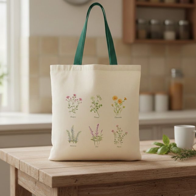 Bolso De Tela Hierbas florales acuáticas (Subido por el creador)