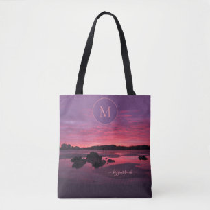Bolso De Tela Higgins Beach Sunrise Mainogram