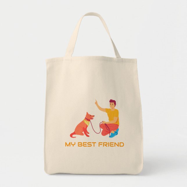 Bolso De Tela "High-Five con Bestie" (Frente)