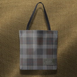 Bolso De Tela Highlands Dispatch: Personalized Tartan Field