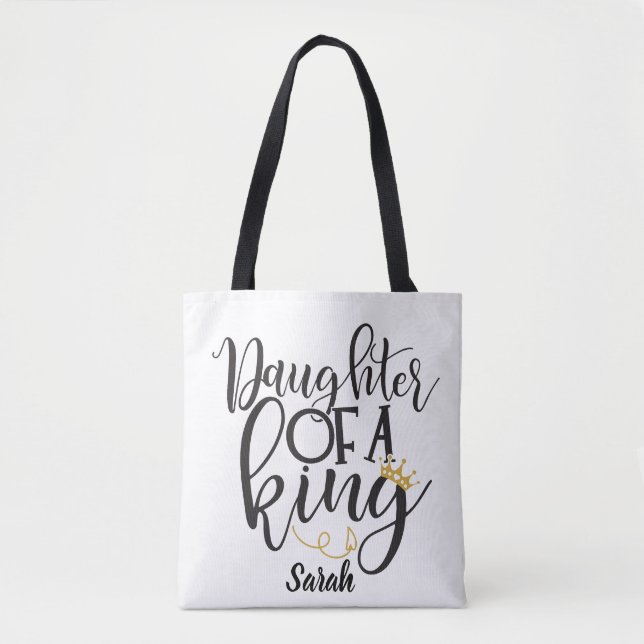 Bolso De Tela Hija de un Rey  (Anverso)