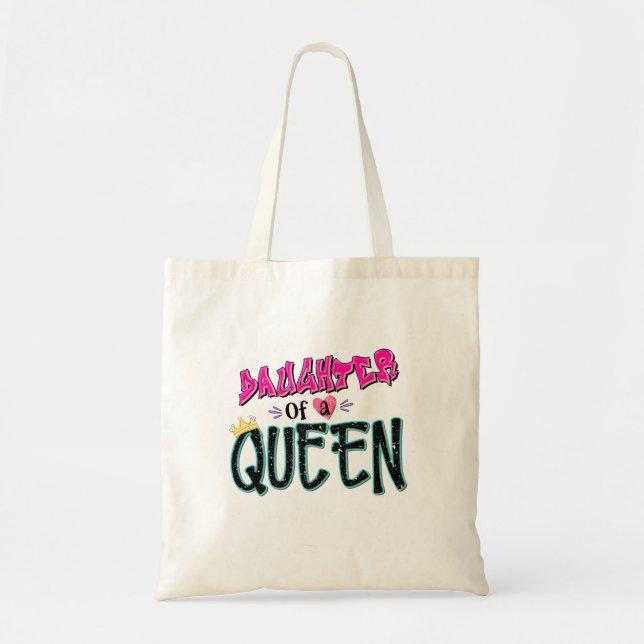 Bolso De Tela Hija De Una Reina (Frente)
