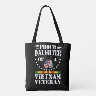 Bolso De Tela Hija Orgullosa De Un Veterano De Vietnam Regalo Pa