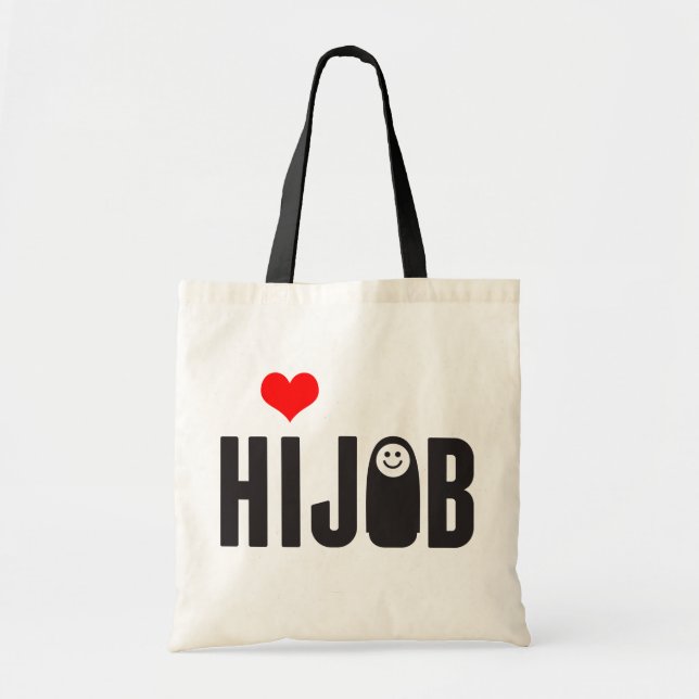 Bolso De Tela Hijab del amor (Frente)