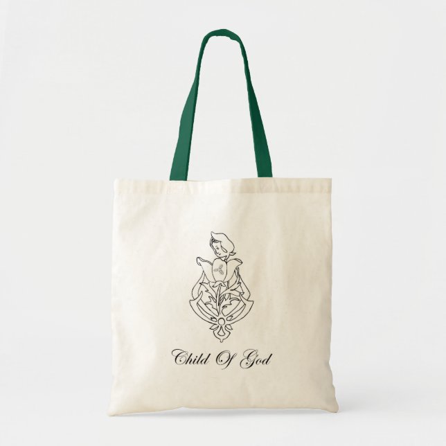 Bolso De Tela "Hijo de Dios" Tote Bag (Frente)