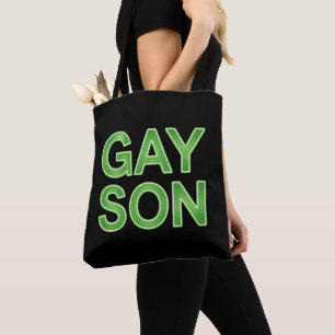 Bolso De Tela Hijo gay divertido Orgullo LGBTQ