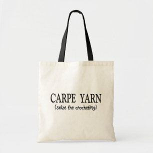 Bolso De Tela Hilado de Carpe (agarre el Crochting)