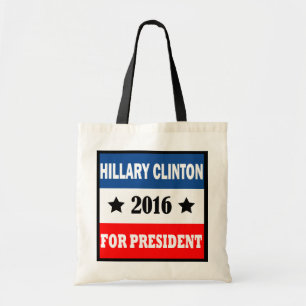 Bolso De Tela Hillary Clinton para el presidente 2016