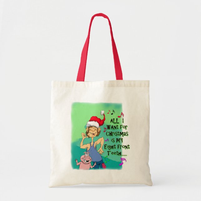 Bolso De Tela Hillbilly cantando sobre mis ocho dientes delanter (Frente)