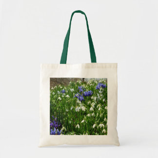 Bolso De Tela Hillside of Early Spring Flowers Landscape