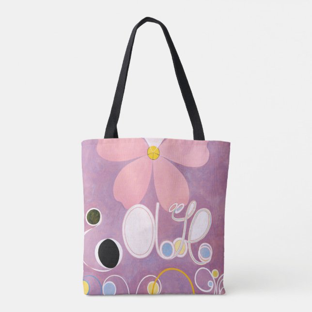 Bolso De Tela Hilma af Klint - El número 5 más grande (Reverso)