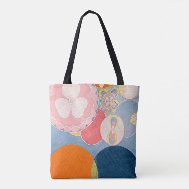 Bolso De Tela Hilma af Klint - La Diez Mayor, No. 2, Infancia (Reverso)